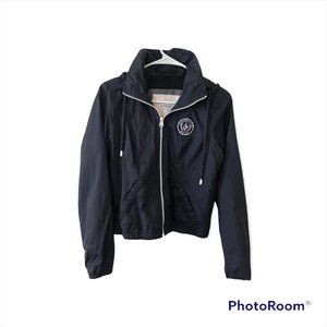Abercrombie & Fitch Dark Blue Youth Light-Weight Hooded Jacket